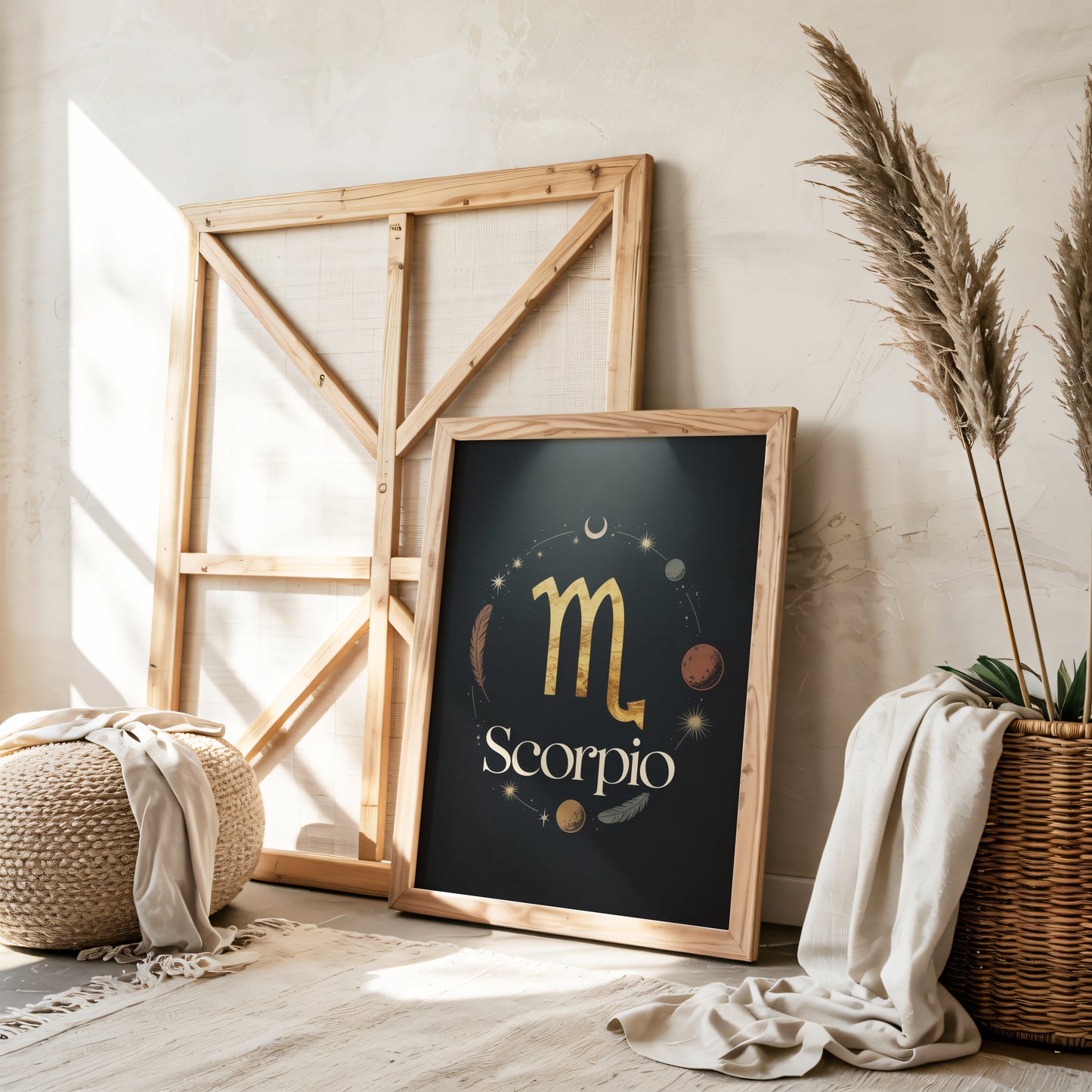 Scorpio High Contrast Wall Art