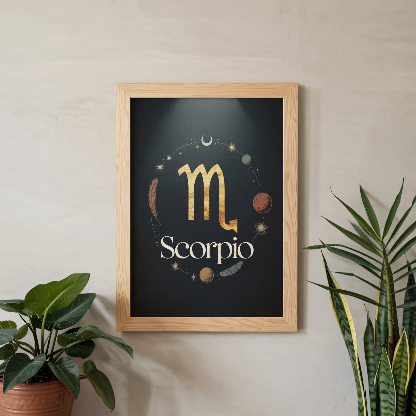 Scorpio High Contrast Wall Art