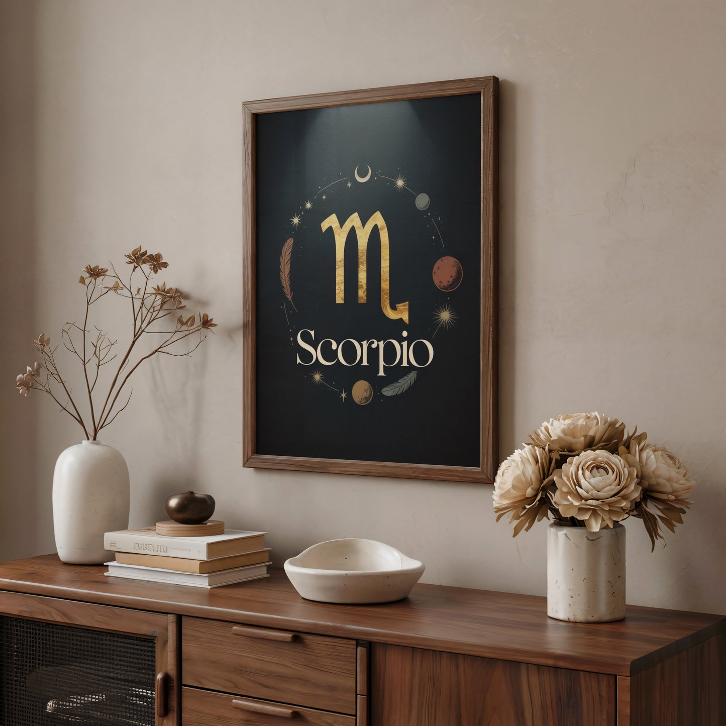 Scorpio High Contrast Wall Art
