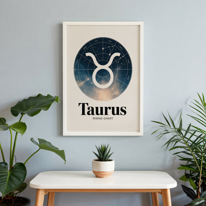 Taurus Birth Wall Art