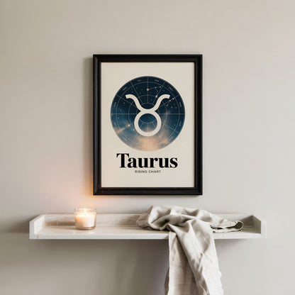 Taurus Birth Wall Art