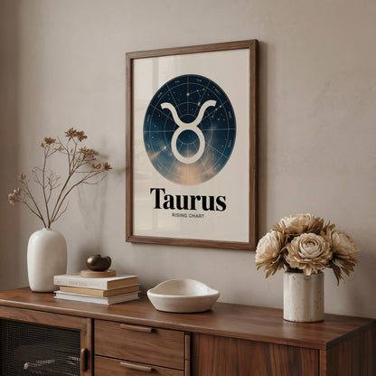 Taurus Birth Wall Art