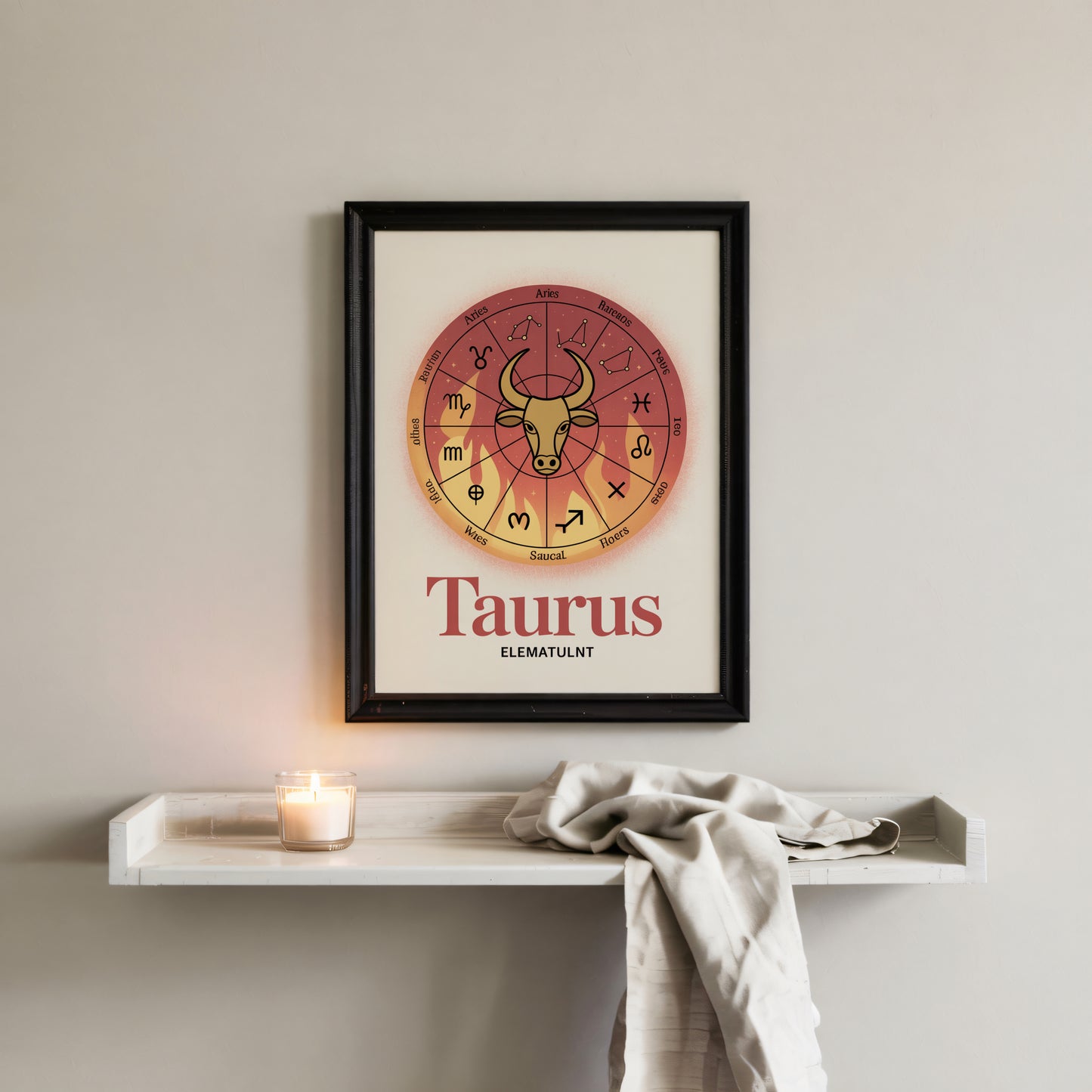 Taurus Colour Warm Wall Art