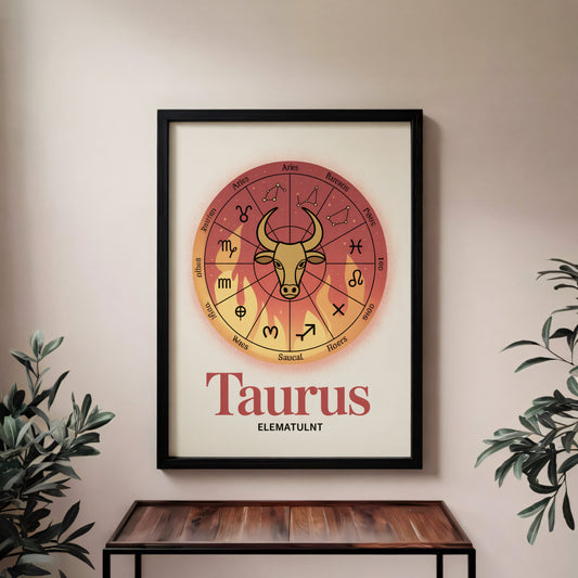 Taurus Colour Warm Wall Art