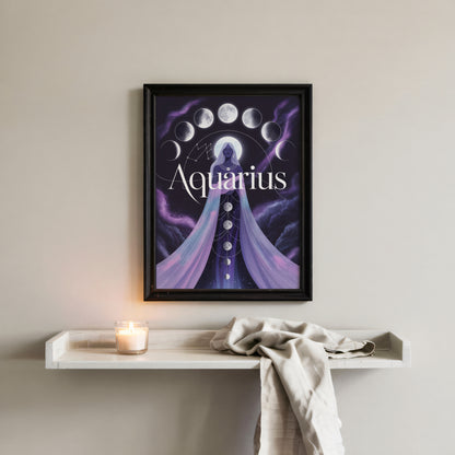 Aquarius Digital Wall Art