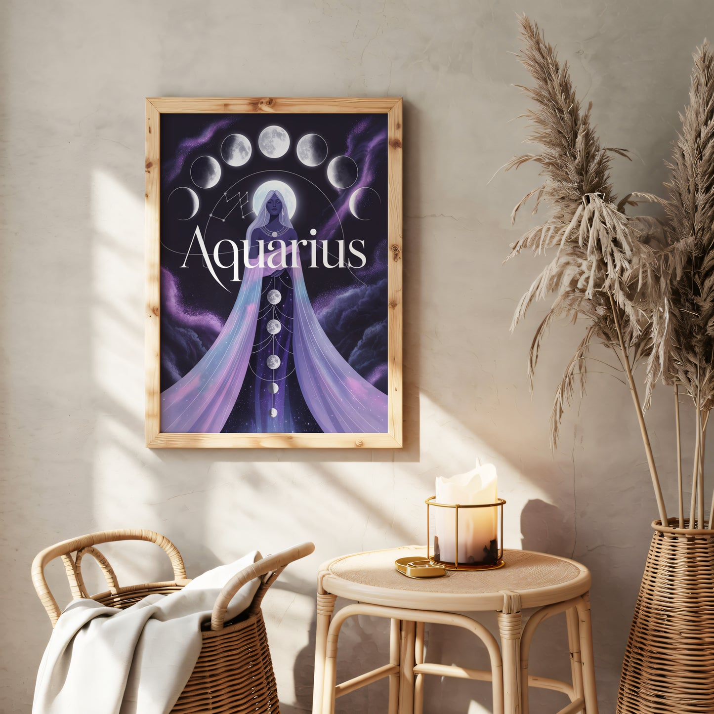 Aquarius Digital Wall Art