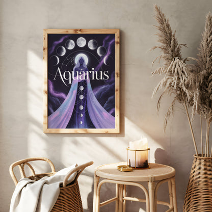 Aquarius Digital Wall Art