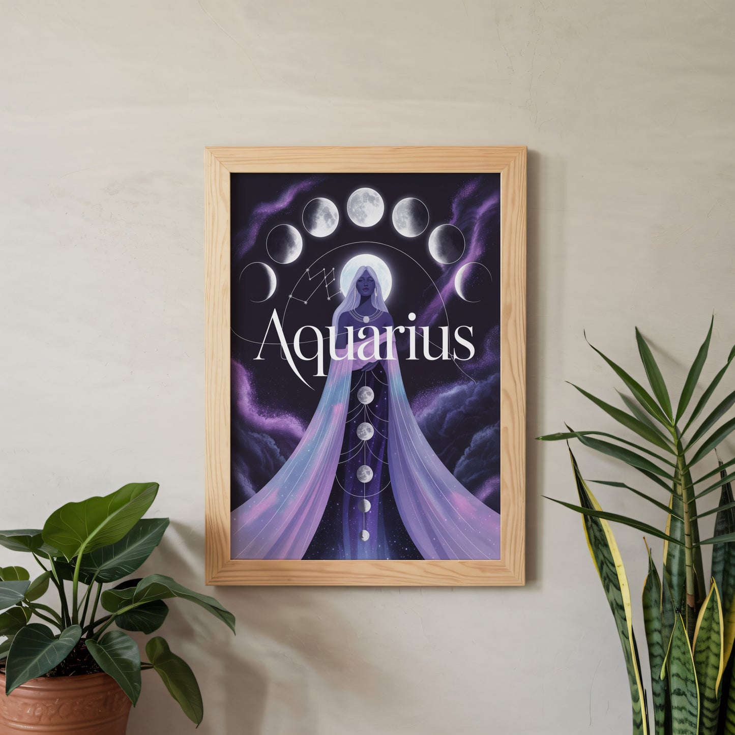 Aquarius Digital Wall Art