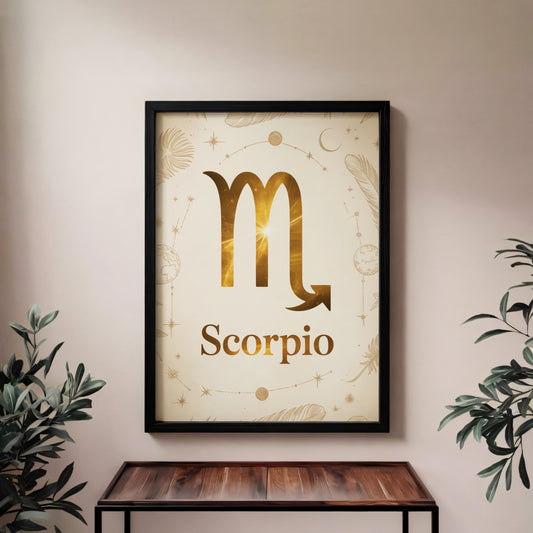 Scorpio Bold Wall Art