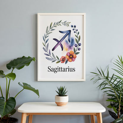 Sagittarius Earth Wall Art