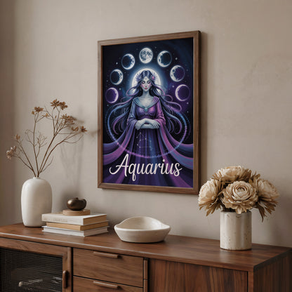 Aquarius Vivid Wall Art