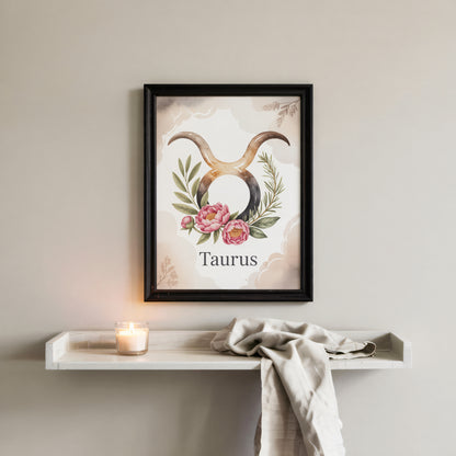 Taurus Delicate Wall Art