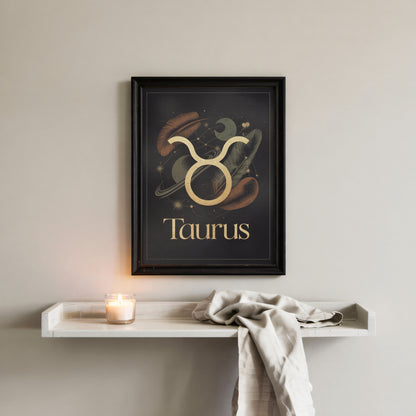 Taurus High Contrast Wall Art