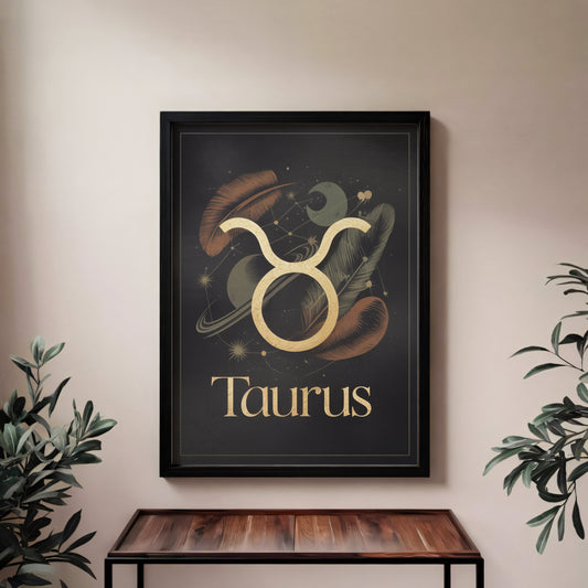 Taurus High Contrast Wall Art