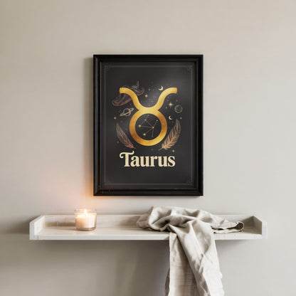 Taurus Bold Wall Art