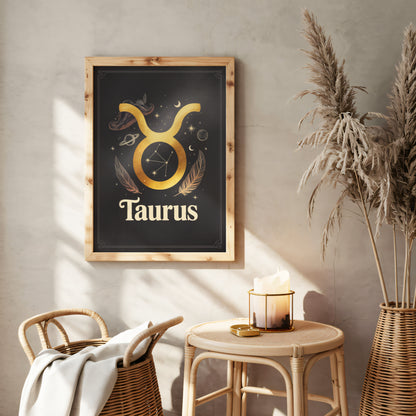 Taurus Bold Wall Art