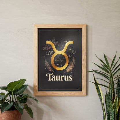 Taurus Bold Wall Art