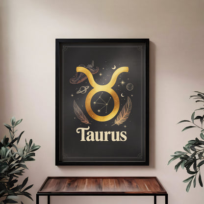 Taurus Bold Wall Art