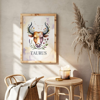 Taurus Earth Wall Art