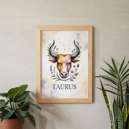 Taurus Earth Wall Art