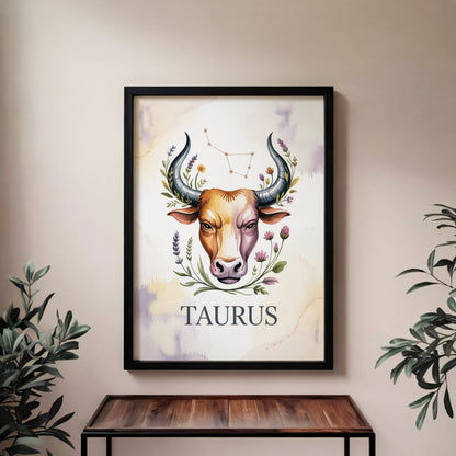 Taurus Earth Wall Art