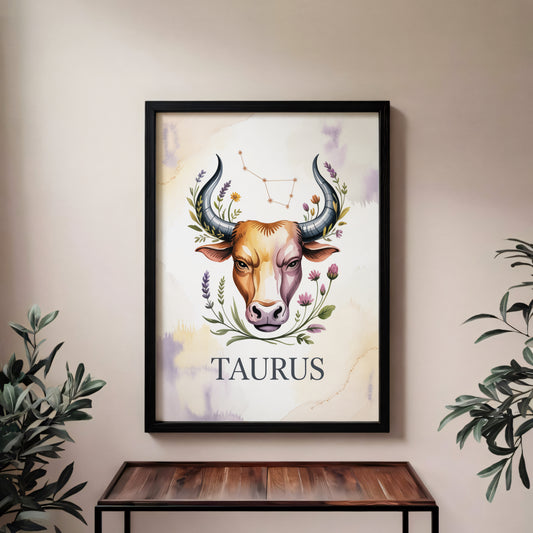 Taurus Earth Wall Art