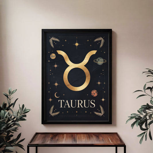 Taurus Subtle Wall Art