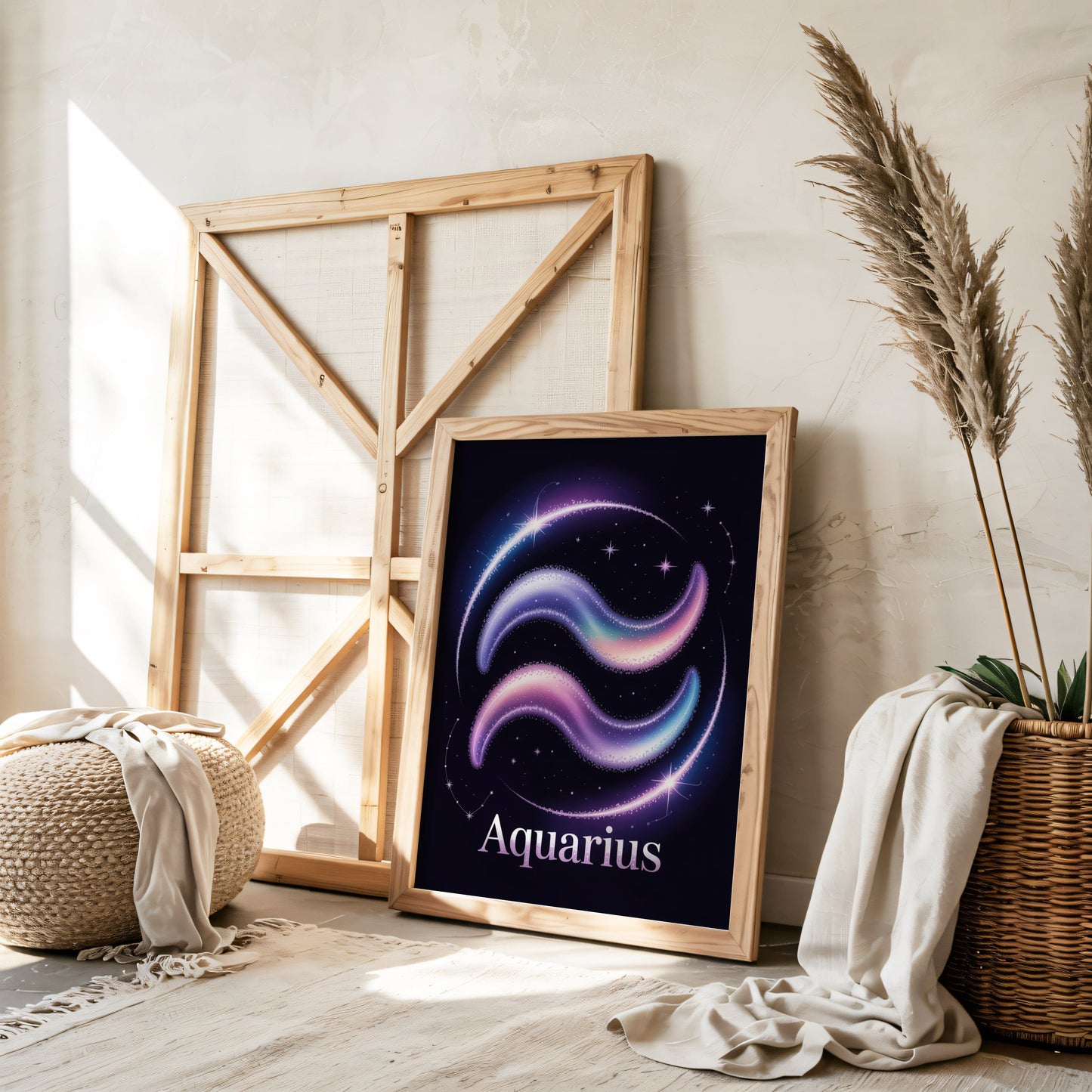 Aisle29 Posters Aquarius Cosmic Wall Art
