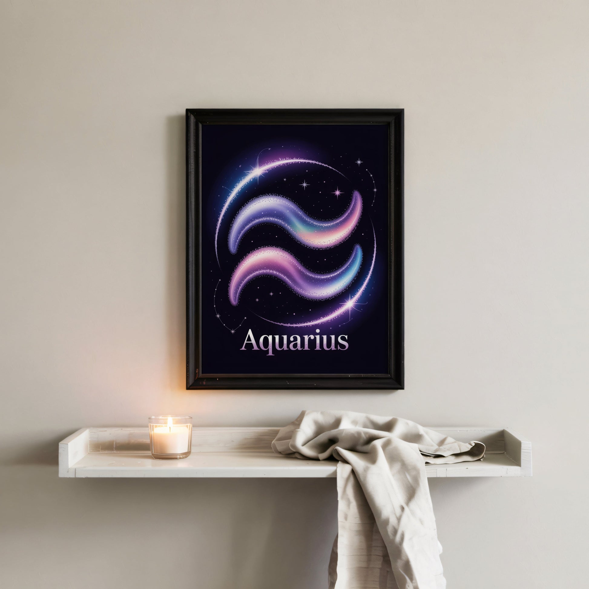 Aisle29 Posters Aquarius Cosmic Wall Art