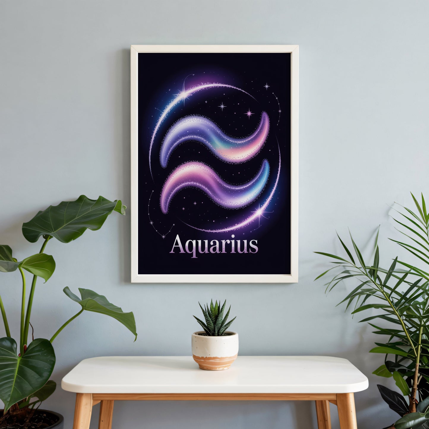 Aisle29 Posters Aquarius Cosmic Wall Art