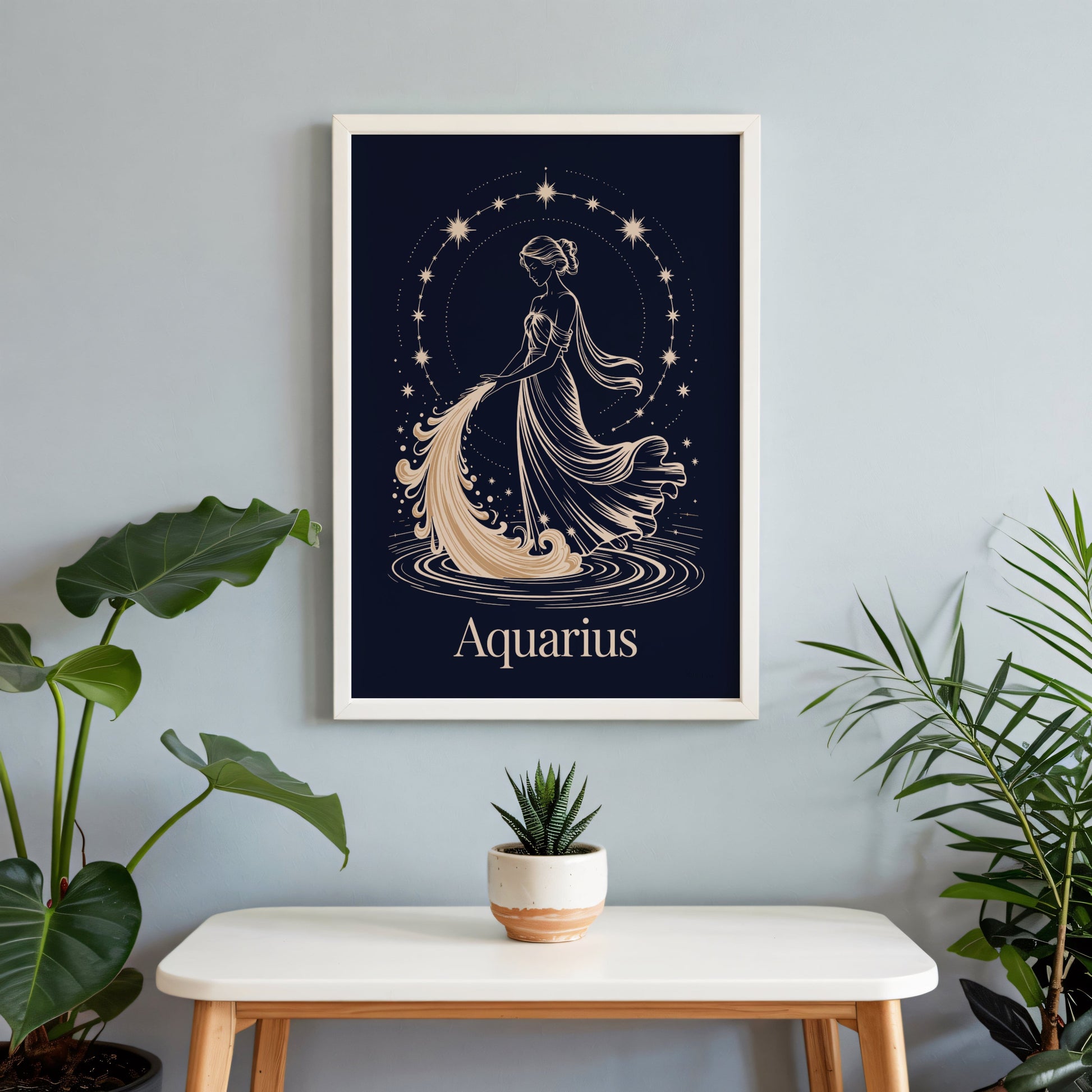 Aisle29 Posters Aquarius Night Wall Art