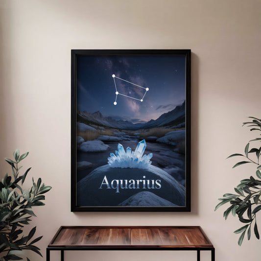 Aisle29 Posters Aquarius Serene Wall Art