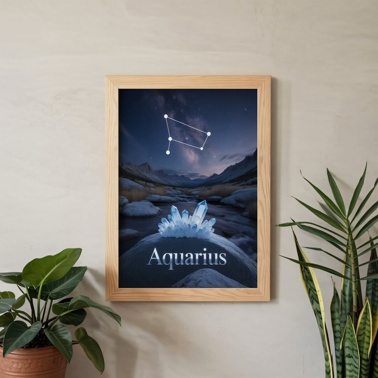 Aisle29 Posters Aquarius Serene Wall Art