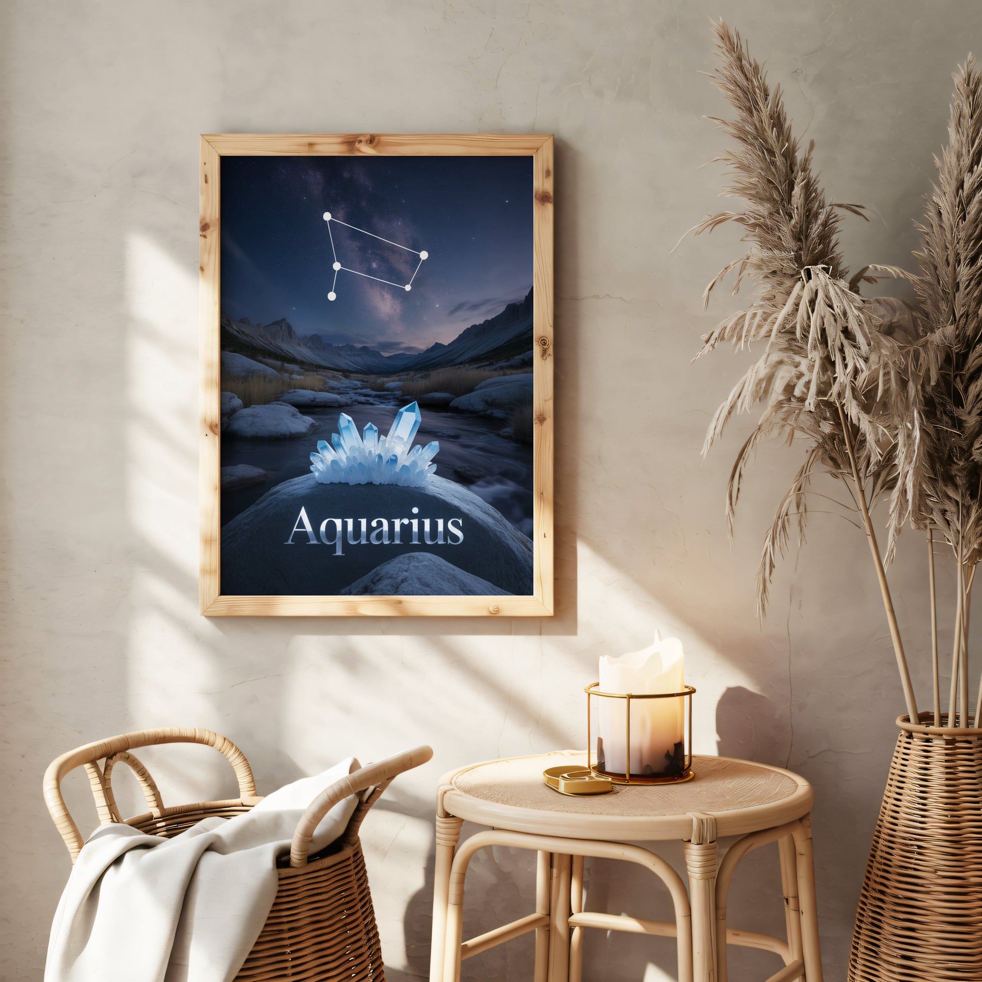 Aisle29 Posters Aquarius Serene Wall Art
