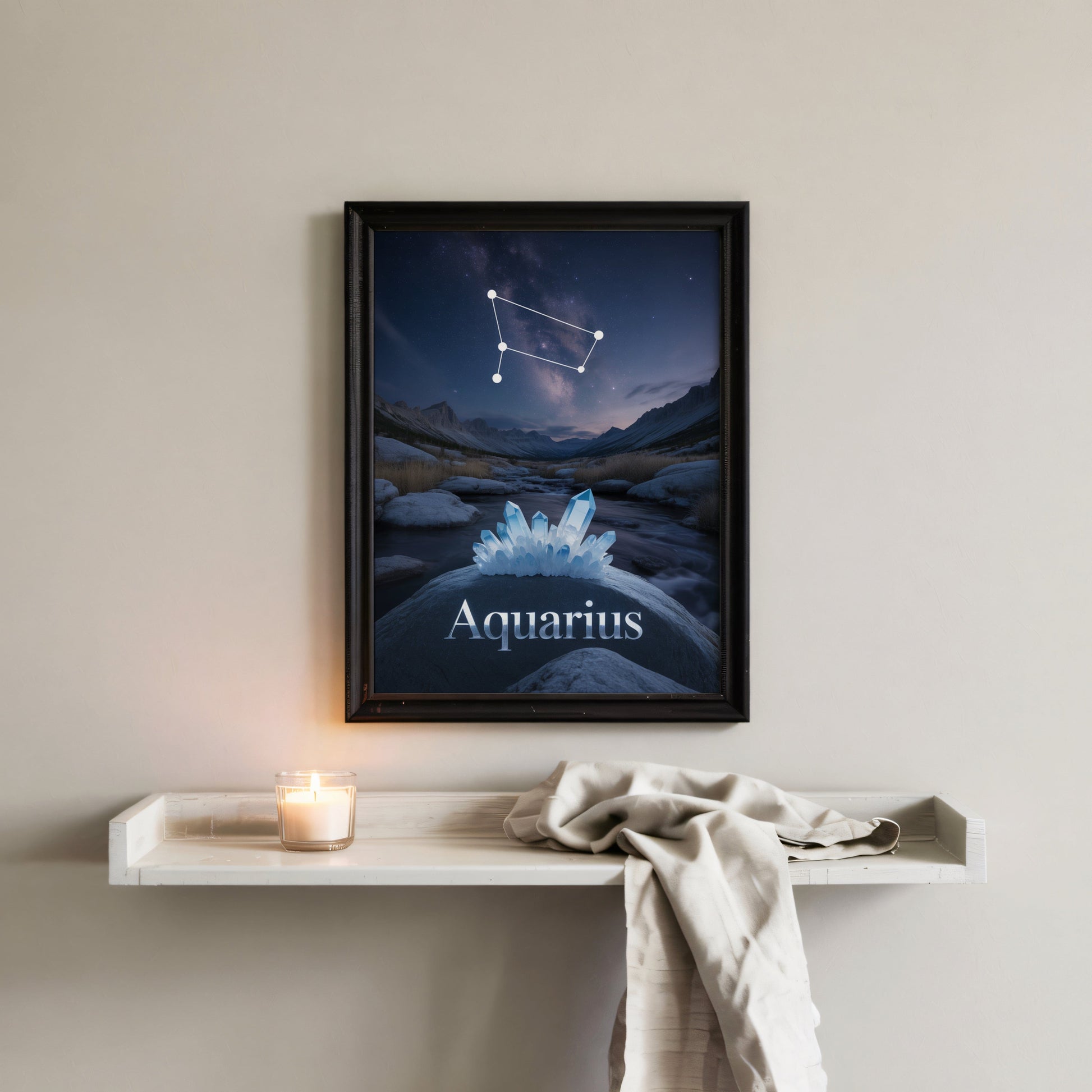 Aisle29 Posters Aquarius Serene Wall Art
