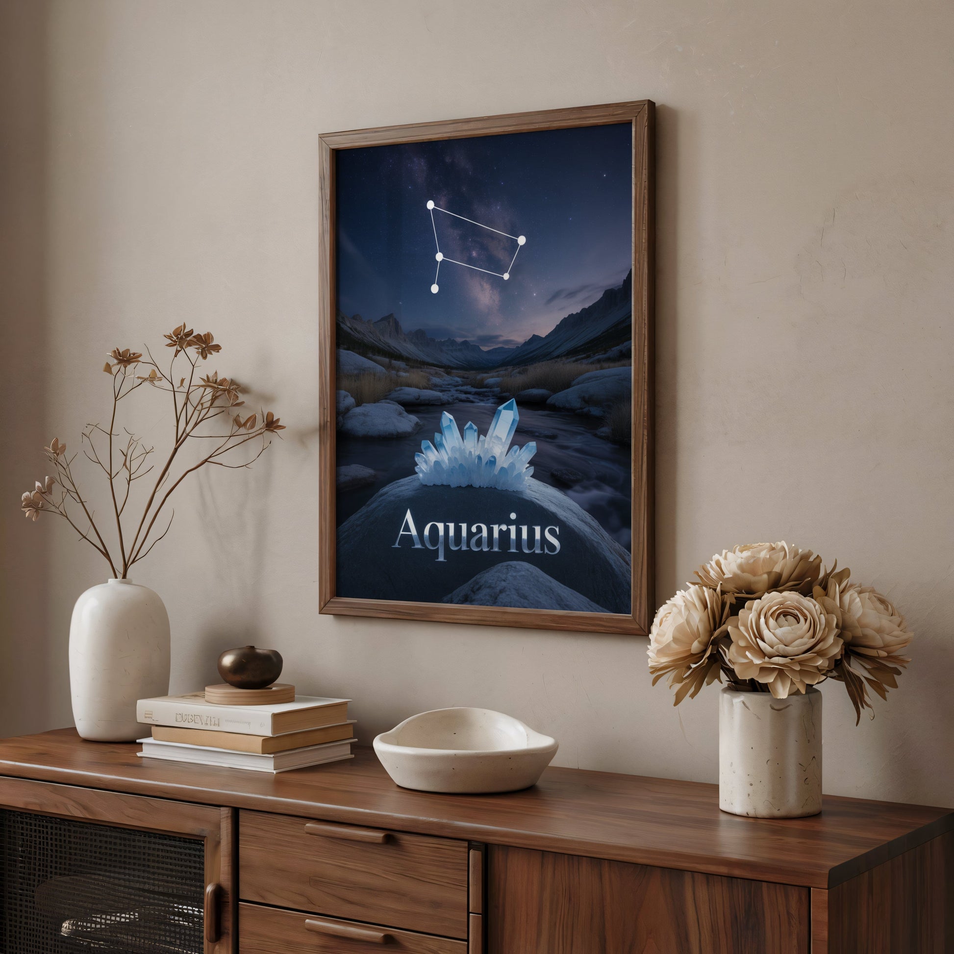 Aisle29 Posters Aquarius Serene Wall Art