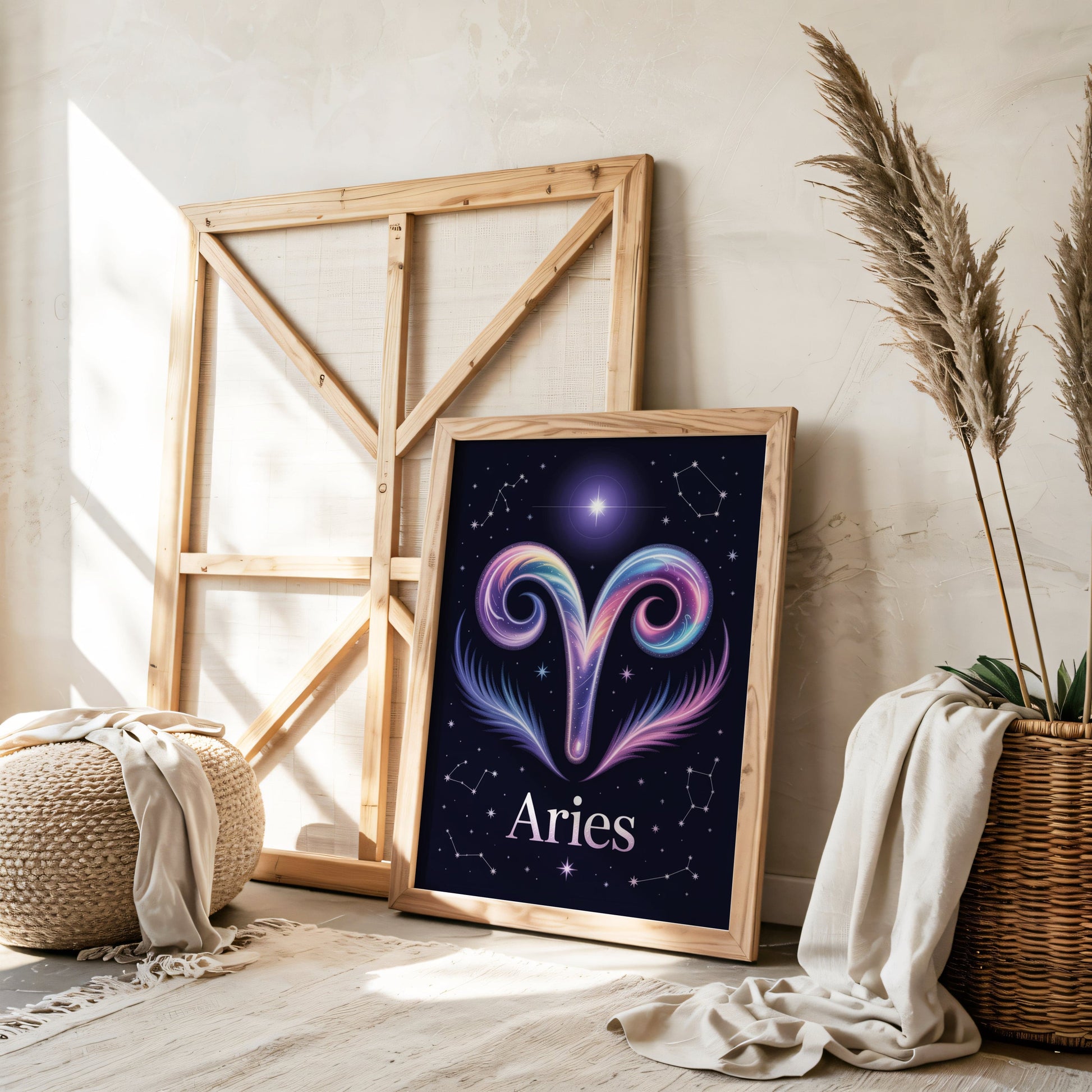 Aisle29 Posters Aries Cosmic Wall Art