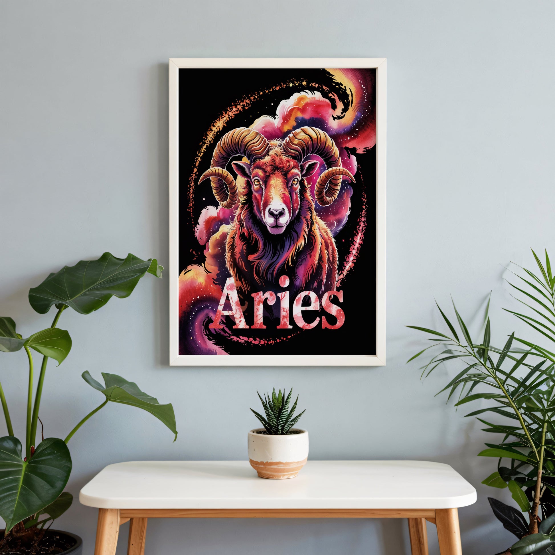 Aisle29 Posters Aries Fiery Ram Wall Art