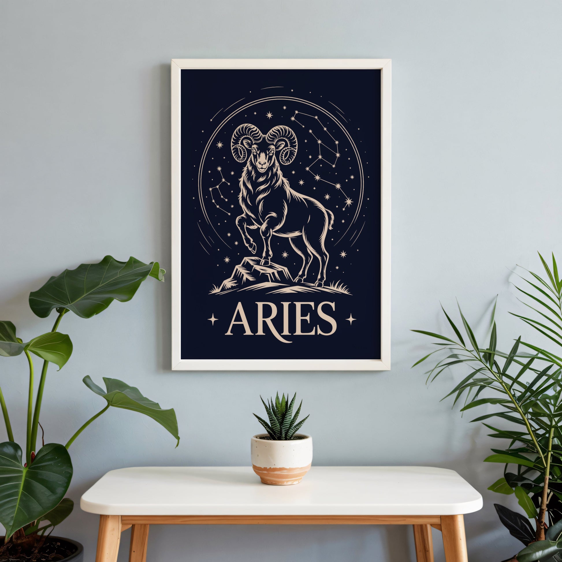 Aisle29 Posters Aries Night Wall Art