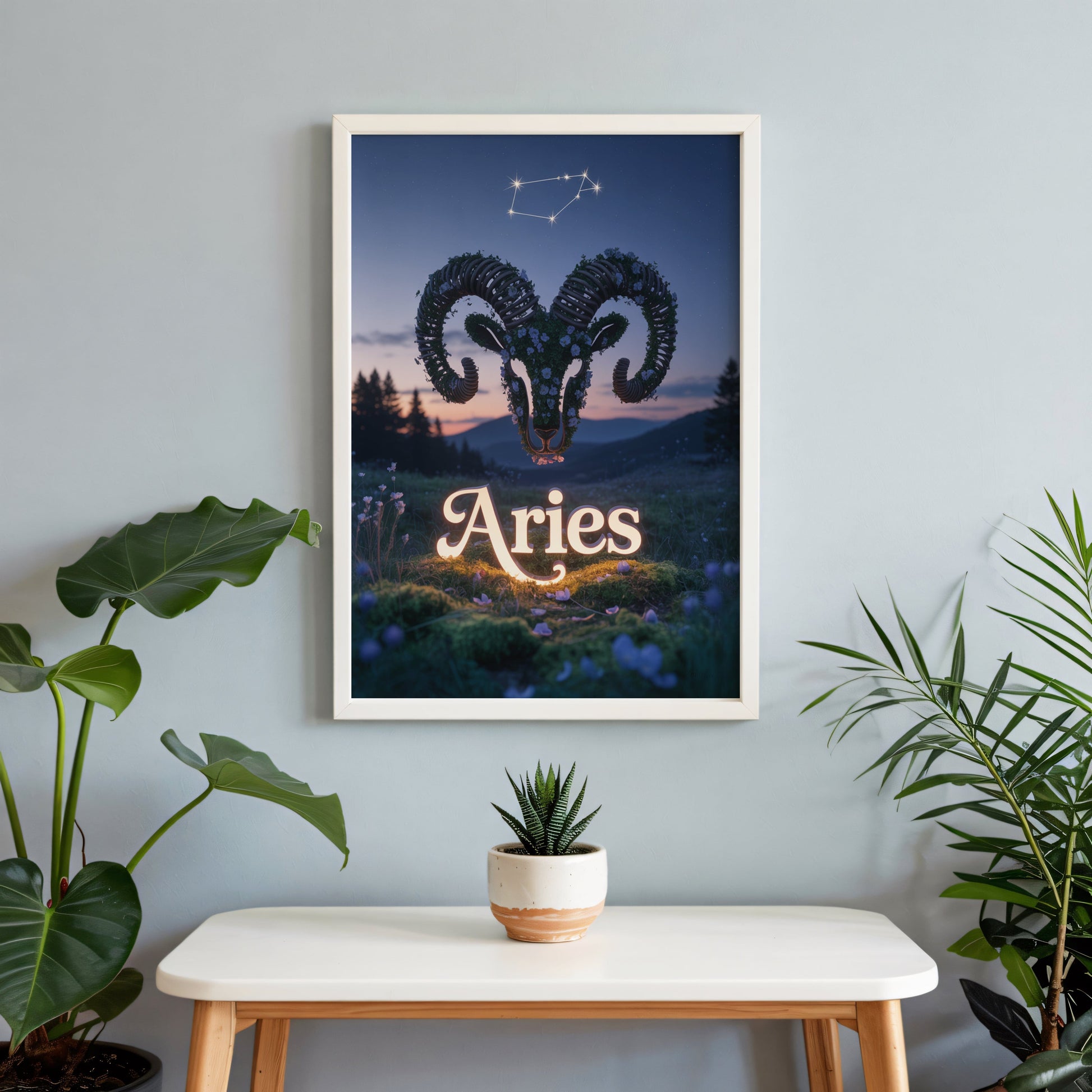 Aisle29 Posters Aries Serene Wall Art