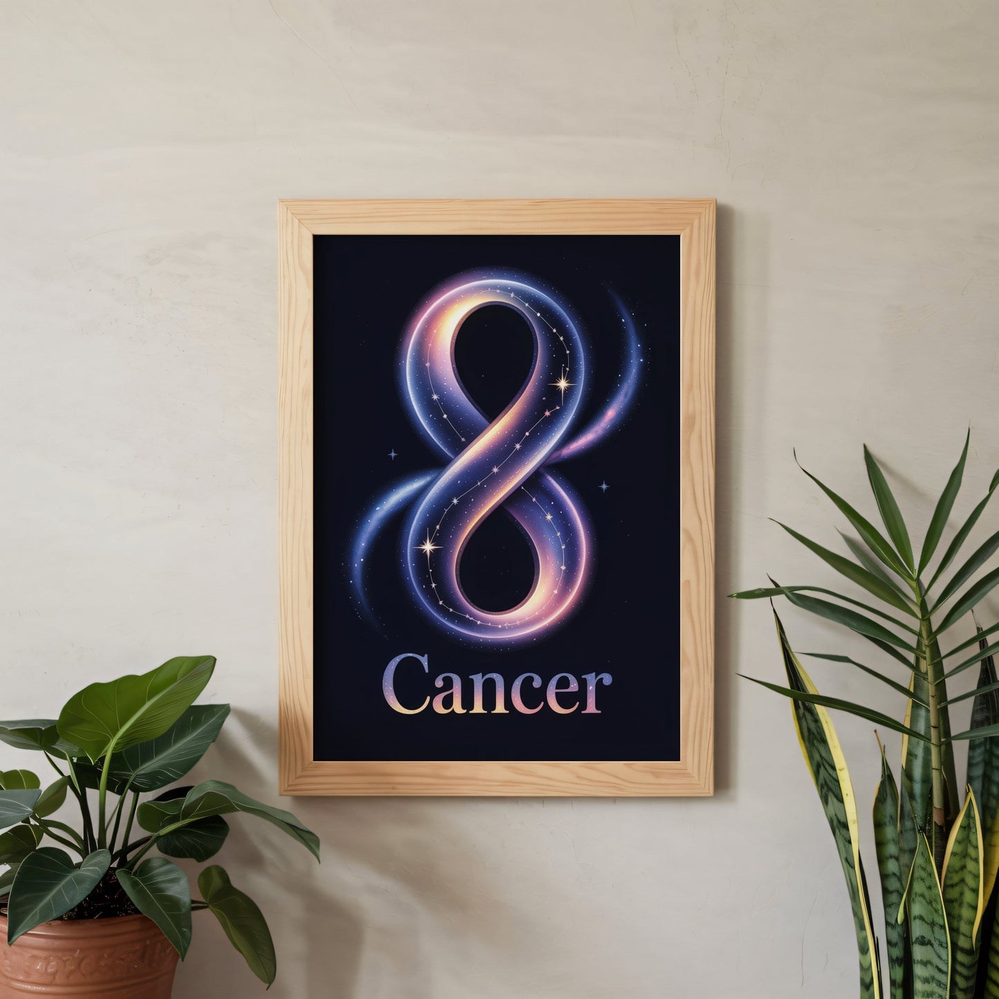 Aisle29 Posters Cancer Cosmic Wall Art