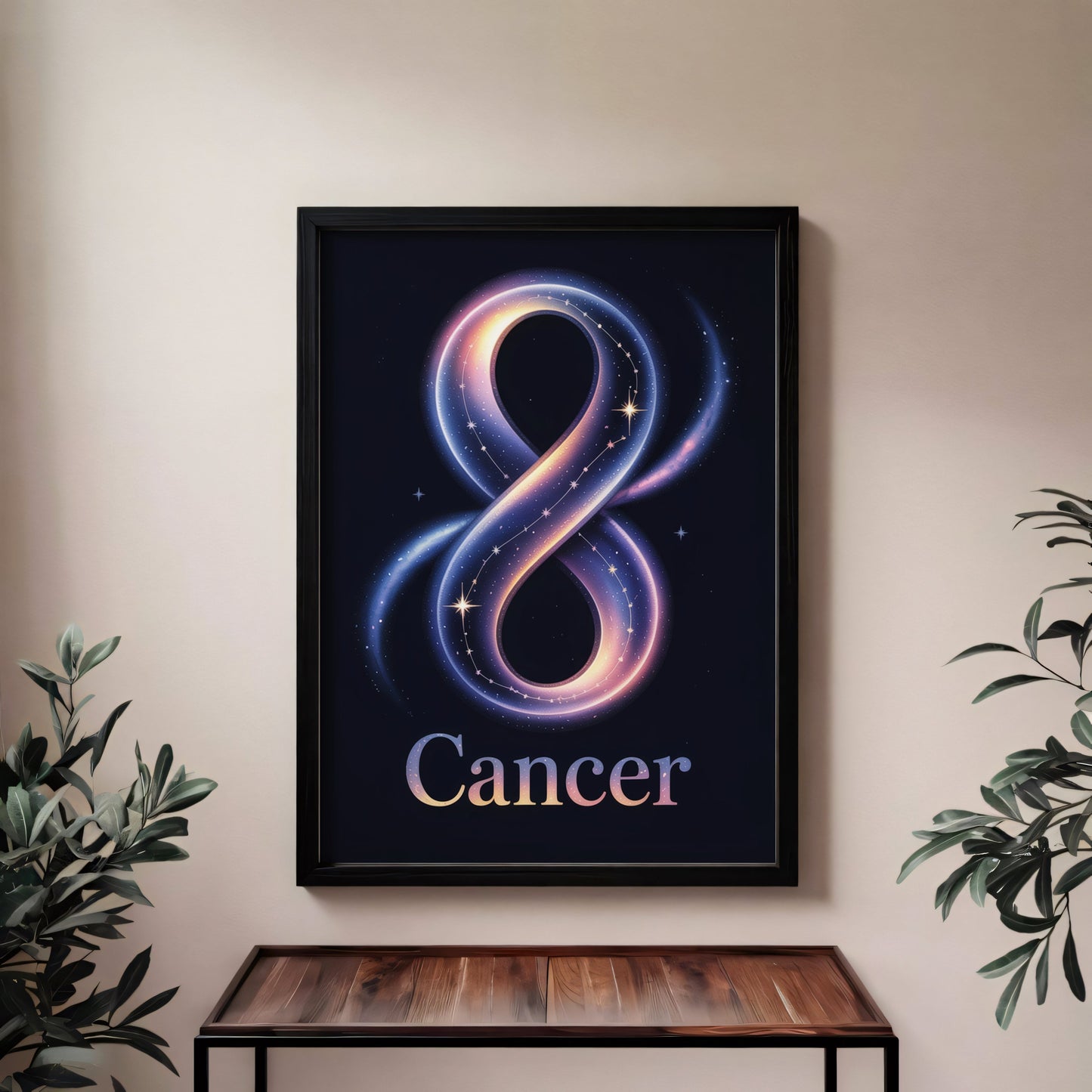 Aisle29 Posters Cancer Cosmic Wall Art