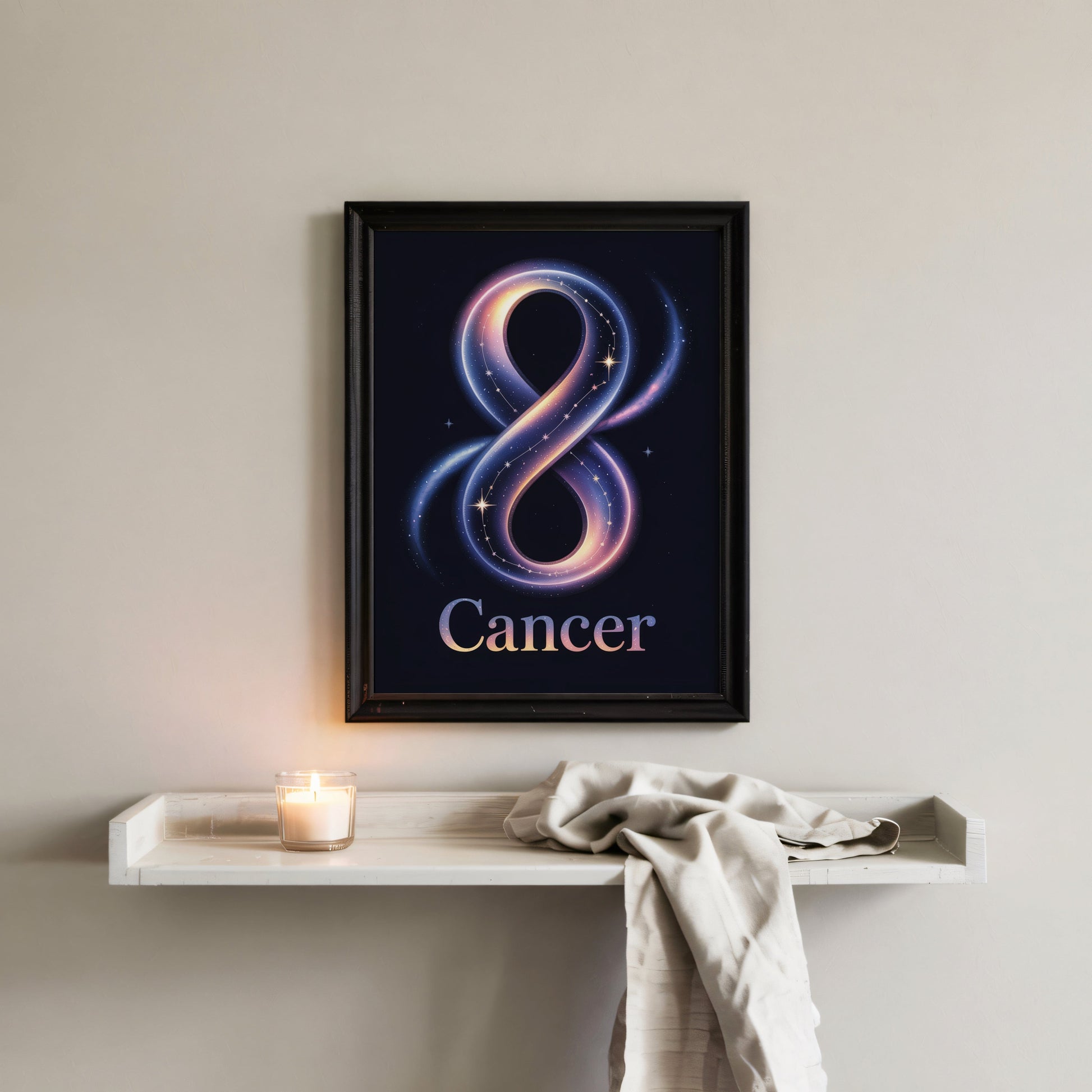 Aisle29 Posters Cancer Cosmic Wall Art