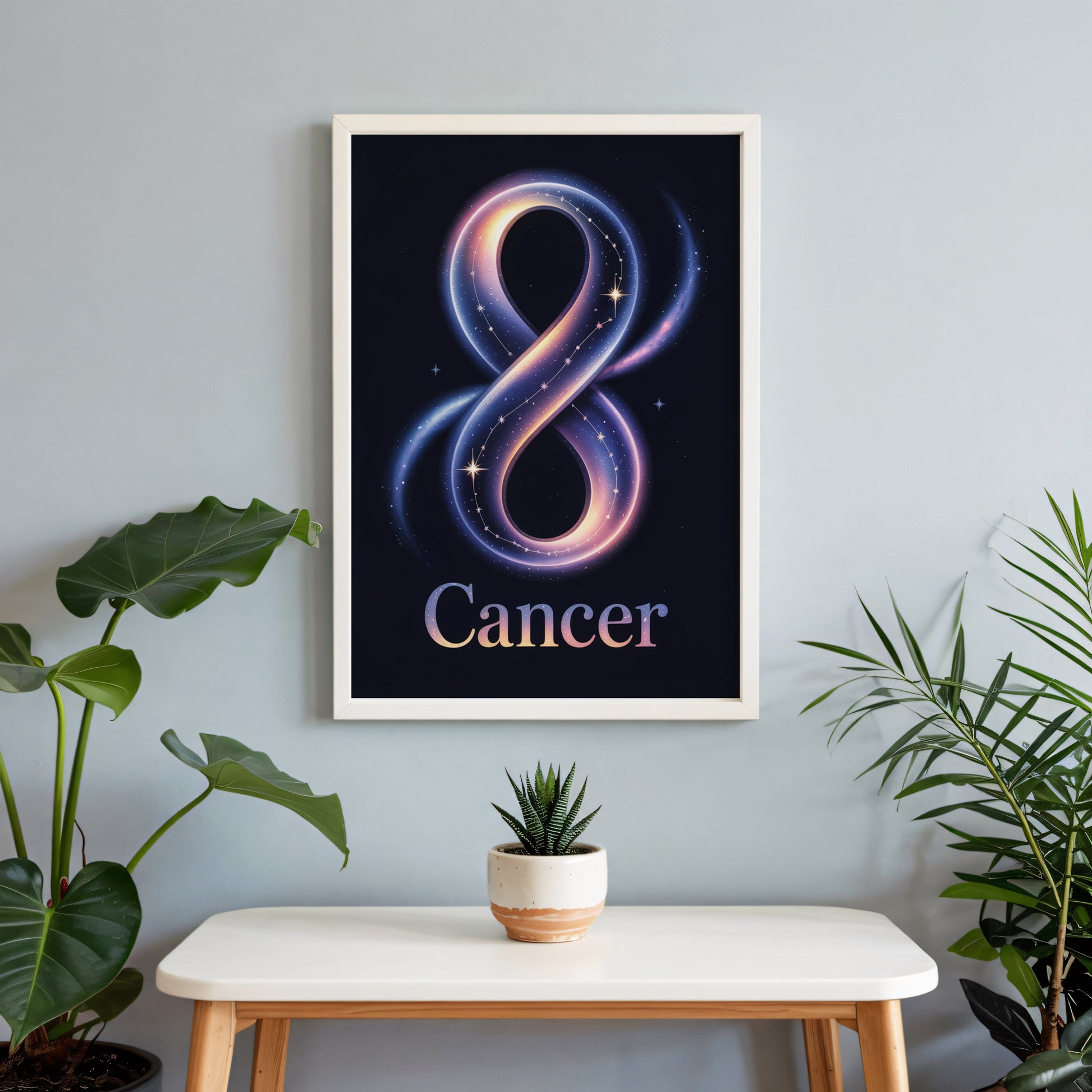 Aisle29 Posters Cancer Cosmic Wall Art