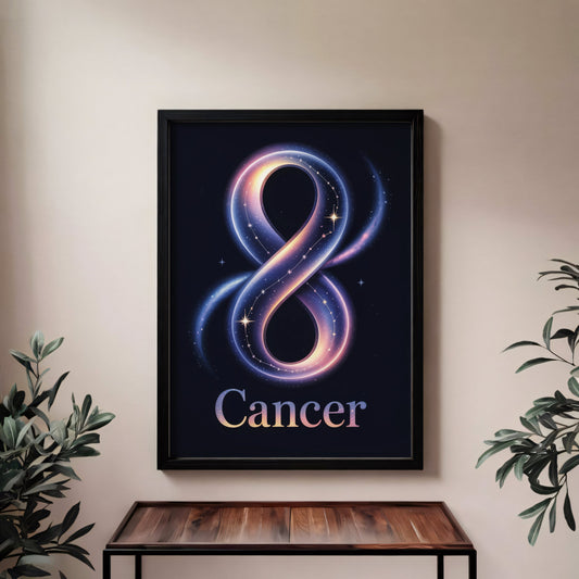 Aisle29 Posters Cancer Cosmic Wall Art