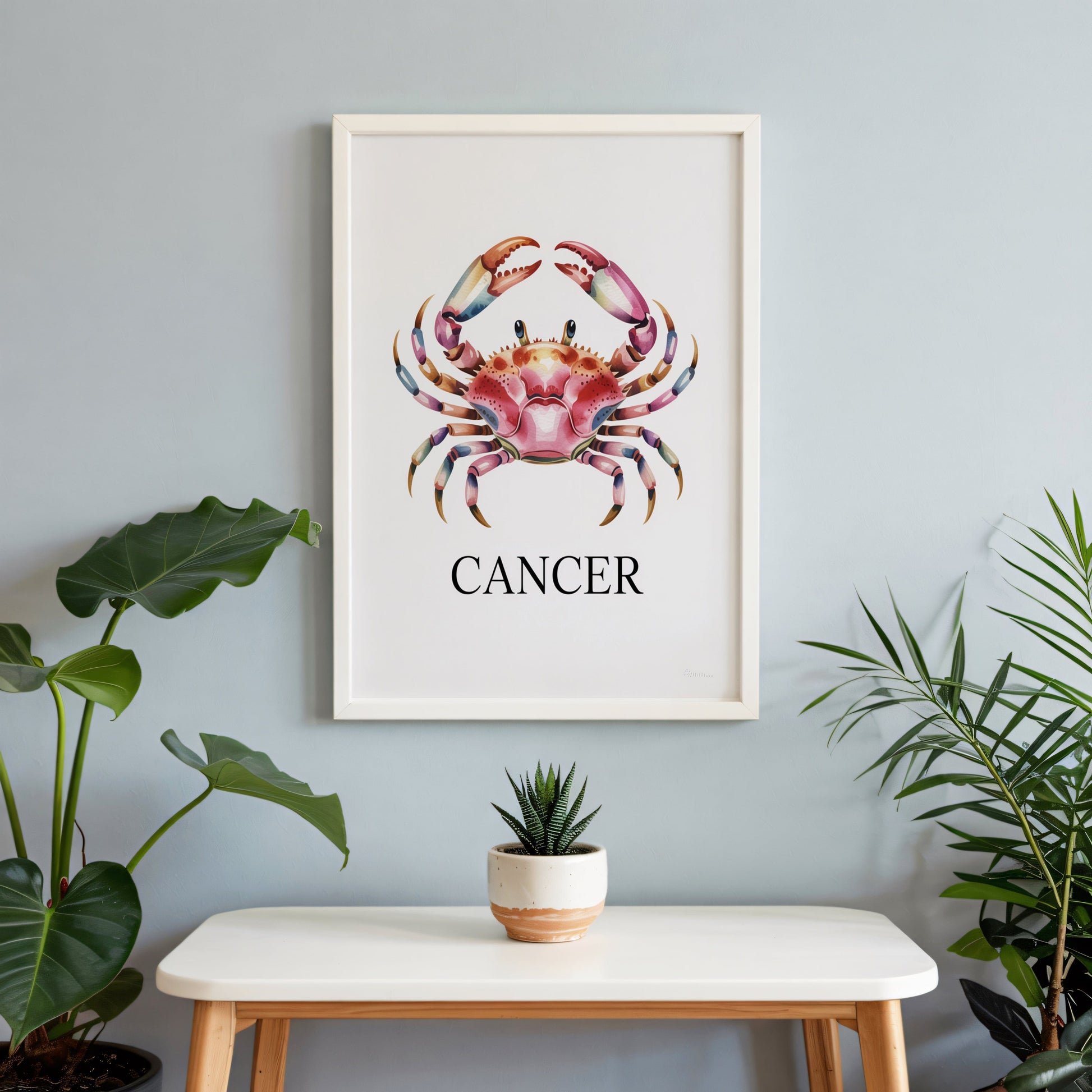 Aisle29 Posters Cancer - Protective Crab Wall Art