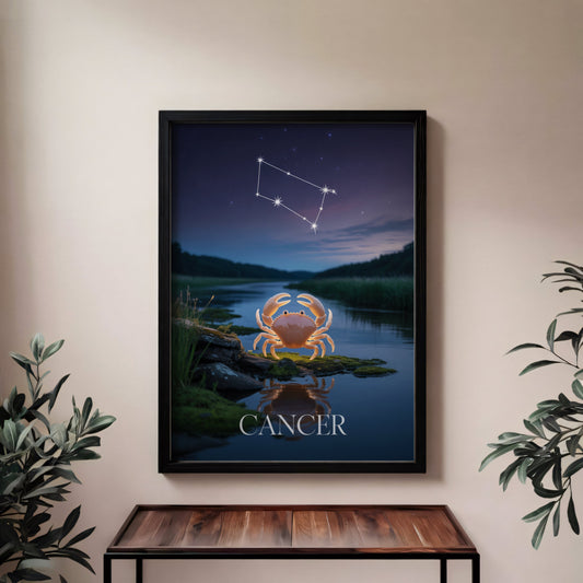 Aisle29 Posters Cancer Serene Wall Art