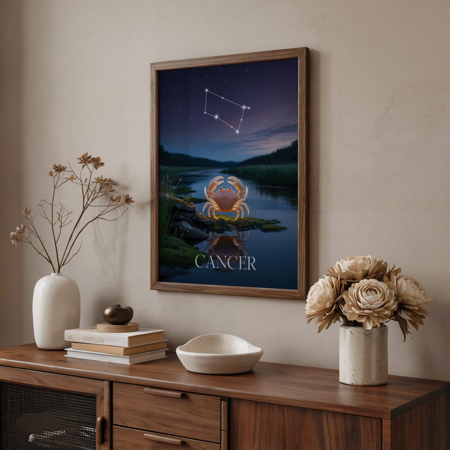 Aisle29 Posters Cancer Serene Wall Art