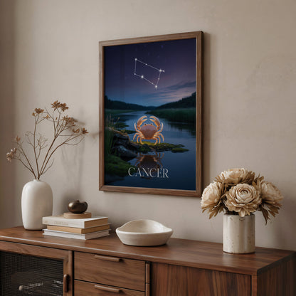 Aisle29 Posters Cancer Serene Wall Art