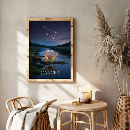 Aisle29 Posters Cancer Serene Wall Art